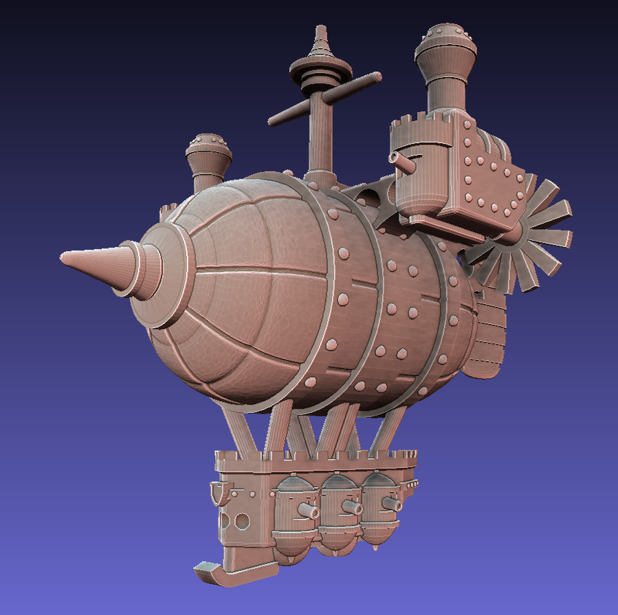 Dwarf Airship 1/600 scale